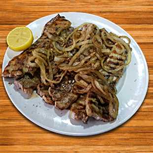 Panzeta (Gegrillte Schweinebauchscheiben)